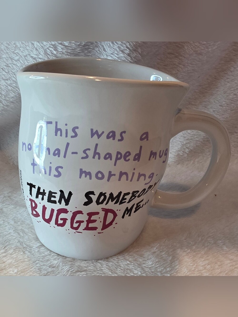 Shoebox Then Somebody Bugged Me Novelty Coffee Mug